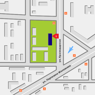 Карта расположения магазина