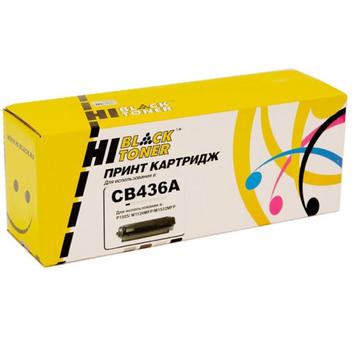 Картридж лазерный HP черный CB436A NV-print 