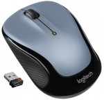 Мышь оптическая Logitech M325 беспроводная USB серебристый;черный 910-002334