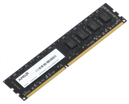 Память для компьютера AMD DDR3 DIMM 2Gb PC12800 1600 МГц R532G1601U1S-UO 1 модуль памяти DDR3объем модуля 4 Гбформ-фактор DIMM, 240-контактныйчастота 1600 МГцCAS Latency (CL): 11