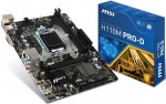 Мат.плата MSI H110M PRO-D s1151 Intel H110 microATX RET
