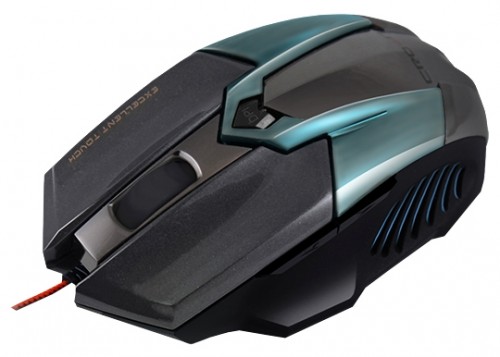 Мышь оптическая Crown CMXG-606 проводная USB синий CM000001223 