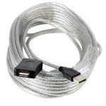 Удлинитель интерфейсный Vcom USB2 AM - AF 10m