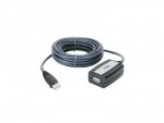 Удлинитель интерфейсный Aten USB2 AM - AF активный 5m серый UE250-AT