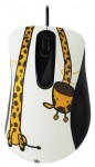 Мышь оптическая Crown CMM-30 GIRAFFE проводная USB белый CM000001164