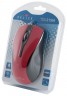Мышь оптическая Oklick 215M проводная USB красный;черный M207 RED - 