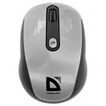 Мышь лазерная Defender 52125 беспроводная USB серый