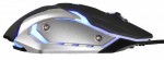 Мышь оптическая Oklick 855G проводная USB серый;черный GM-08M