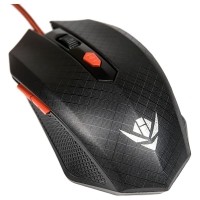 Мышь оптическая Nakatomi MOG-08 проводная USB черный 
