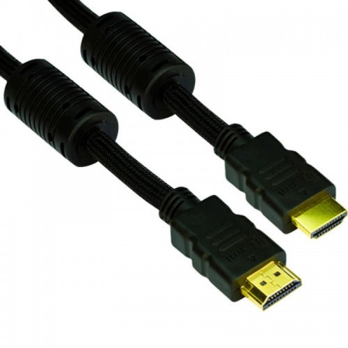 Кабель аудио-видео Telecom HDMI 19M - 19M v1.4 15m 2 фильтра GOLD CG511D-15M 
