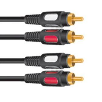 Кабель аудио-видео Alencom RCA 2xM - 2xM 7m GOLD AC-5014 G 7M 