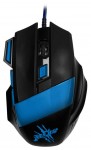 Мышь оптическая Oklick 775G проводная USB синий;черный X3