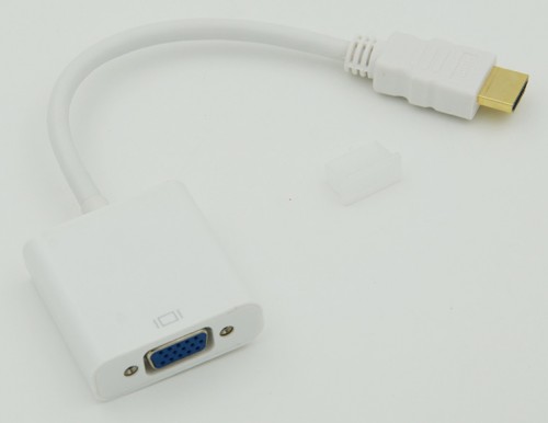 Переходник аудио-видео  HDMI 19M - SVGA 15F 