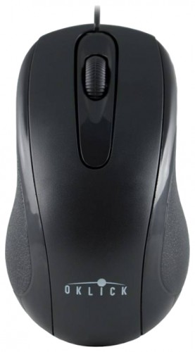 Мышь оптическая Oklick 205M проводная USB черный M203 