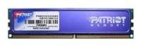 Память для компьютера Patriot DDR3 DIMM 4Gb PC10600 1333 МГц PSD34G13332H 1µмодуль памяти DDR3объем модуля 4ЏГбформ-фактор DIMM, 240-контактныйчастота 1333 МГцрадиаторCAS Latency (CL): 9