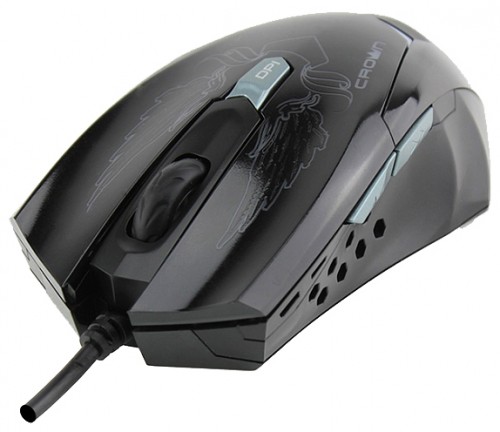 Мышь оптическая Crown CMXG-1100 BLAZE проводная USB черный CM000001353 