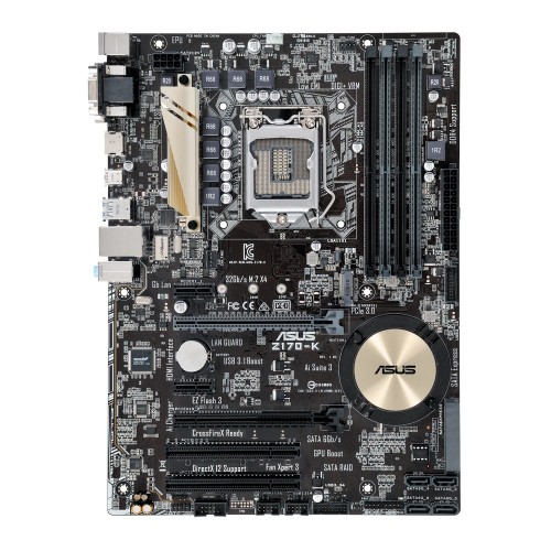 Мат.плата Asus Z170-K s1151 Intel Z170 ATX RET 