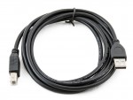 Кабель интерфейсный Gembird USB2 AM - BM 1.8m черный Pro CCP-USB2-AMBM-6