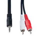 Кабель аудио-видео Perfeo JACK 3.5M - RCA 2xM 3m J2004