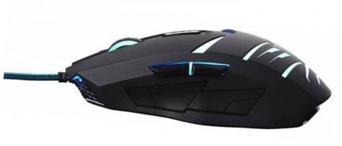 Мышь оптическая Oklick 745G LEGACY проводная USB голубой;черный MW-1301 
