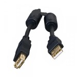 Удлинитель интерфейсный 5bites USB2 AM - AF 1.8m GOLD феррит UC5011-018A