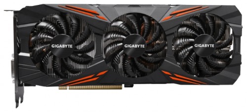Видеокарта Giga-byte GeForce GTX 1080 8Gb 1721 МГц PCI-E 3.0 RET GV-N1080G1 GAMING-8GD 