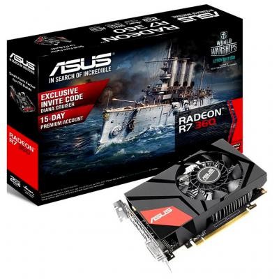 Видеокарта Asus AMD Radeon R7 360 2Gb 1000 МГц PCI-E 3.0 RET MINI-R7360-2G 