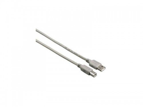 Кабель интерфейсный Hama USB2 AM - BM 1.8m серый H-29099 