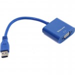 USB-адаптер аудио-видео Telecom USB3 AM - SVGA 15F 0.2m синий TA710