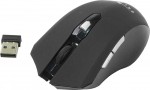 Мышь оптическая Oklick 555MW беспроводная USB черный SH-690