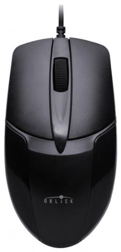 Мышь оптическая Oklick 145M проводная USB черный 