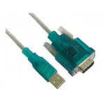Кабель-адаптер интерфейсный Vcom USB2 AM - COM DB9M 1.2m бесцветный;прозрачный VUS7050