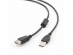 Удлинитель интерфейсный Gembird USB2 AM - AF 4.5m черный GOLD CCP-USB2-AMAF-15C