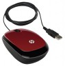 Мышь оптическая HP X1200 проводная USB красный H6F01AA - 