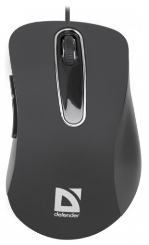Мышь оптическая Defender Datum MM-070 проводная USB черный 52070 