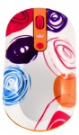 Мышь оптическая Crown CMM-926W Circles беспроводная USB CM000001040