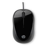 Мышь оптическая HP X1000 проводная USB черный H2C21AA
