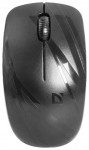 Мышь оптическая Defender DATUM MM-035 беспроводная USB черный 52035