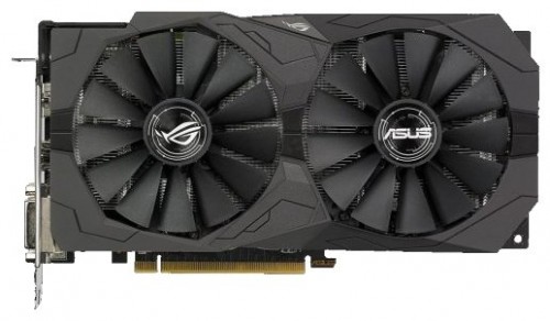 Видеокарта Asus AMD Radeon RX 570 4Gb 1300 МГц PCI-E 3.0 RET ROG-STRIX-RX570-O4G-GAMING видеокарта AMD Radeon RX 5704096 Мб видеопамяти GDDR5частота ядра/памяти: 1300/7000еМГцподдержка режима SLI/CrossFireразъемы DVI x2, HDMI, DisplayPortподдержка DirectX 12, OpenGL 4.5работа с 4Ѓмониторами