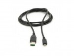 Кабель интерфейсный Gembird USB2 AM - microM 1m черный CC-MUSB2D-1M