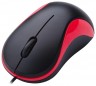 Мышь оптическая Oklick 115S проводная USB красный;черный - 