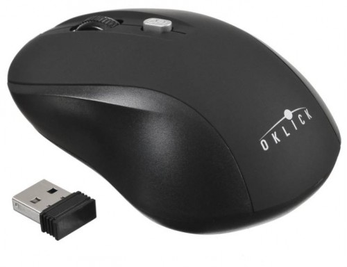 Мышь оптическая Oklick 415MW беспроводная USB черный SH-647 