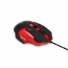 Мышь оптическая JET.A COMFORT OM-U57 проводная USB красный;черный - 