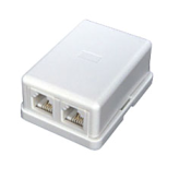 Розетка компьютерная 2 входа 8P8C, Сигнал (б) Розетка компьютерная, 2xRJ-45, 8p-8c, cat.5e