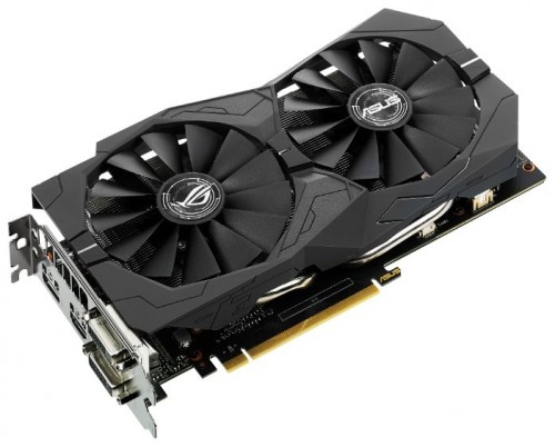 Видеокарта Asus nVidia GeForce GTX 1050TI 4Gb 1379 МГц PCI-E 3.0 RET STRIX-GTX1050TI-O4G-GAMING видеокарта NVIDIA GeForce GTX 1050 Ti4096 Мб видеопамяти GDDR5частота ядра/памяти: 1379/7008еМГцразъемы DVI x2, HDMI, DisplayPortподдержка DirectX 12, OpenGL 4.5работа с 4Ѓмониторами