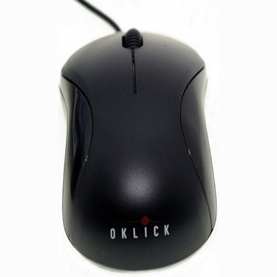 Мышь оптическая Oklick 115S проводная USB черный M-288 