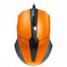 Мышь оптическая CBR CM-301 проводная USB оранжевый - 