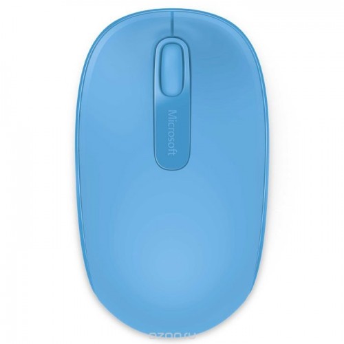 Мышь оптическая Microsoft 1850 Cyan Blue беспроводная USB синий U7Z-00058 