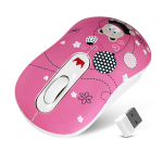 Мышь оптическая Crown CMM-928W Bear беспроводная USB розовый CM000001190