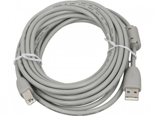 Кабель интерфейсный Belsis USB2 AM - BM 5m серый фильтр BW1413 